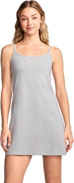 Jockey Women's Cotton Stretch Cami Dress With Built-In Bra