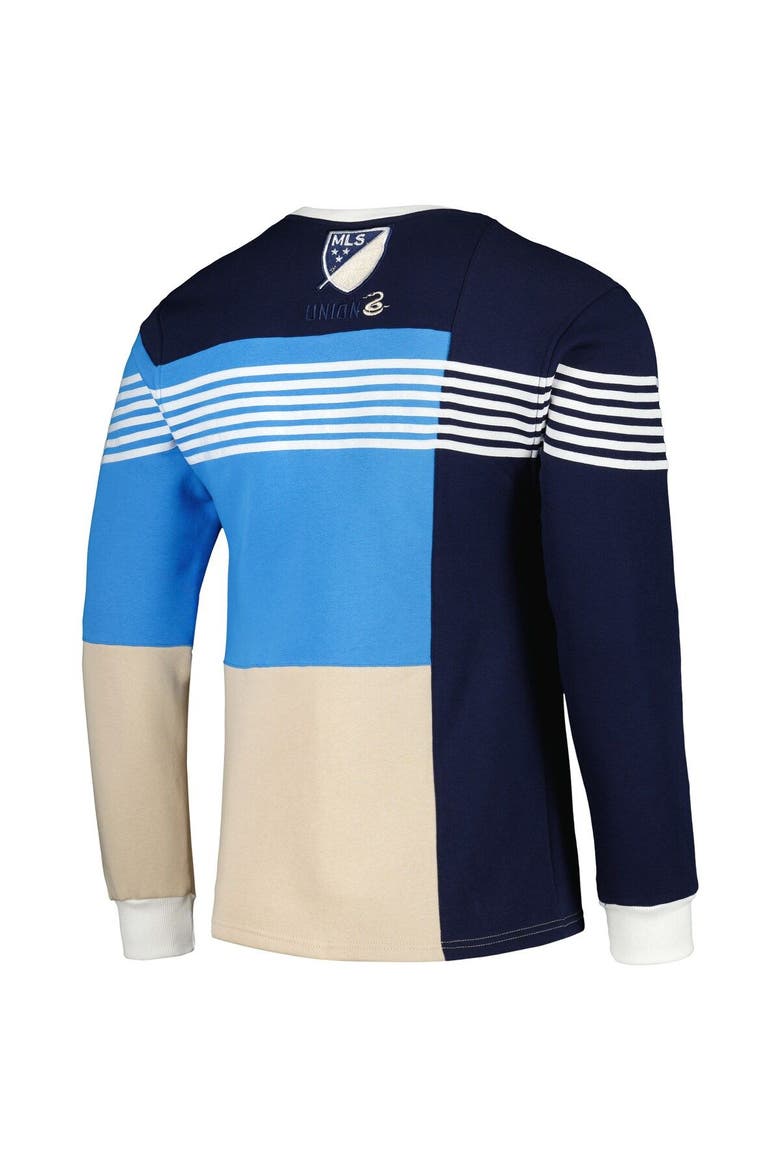 Men's Navy Philadelphia Union Logo Pullover Sweatshirt, Alternate, color, Navy
