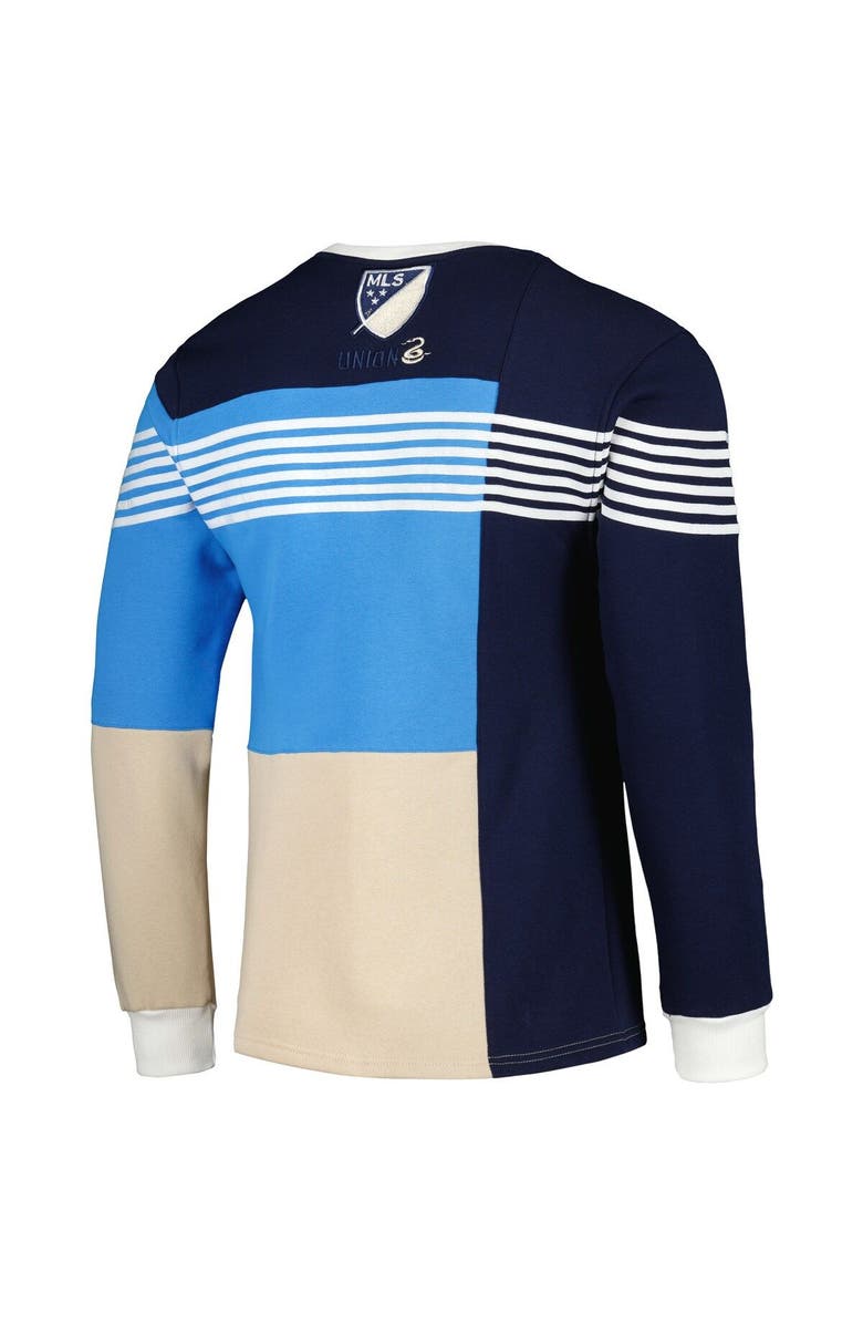 GRUNGY GENTLEMAN Men's Navy Philadelphia Union Logo Pullover Sweatshirt, Alternate, color, Navy