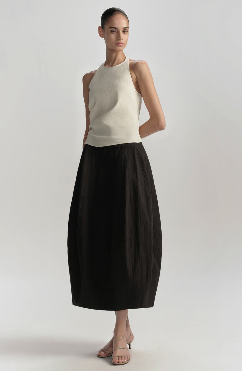 A.L.C. Sylvie Linen Blend Halter Top, Alternate, color, Buttercream