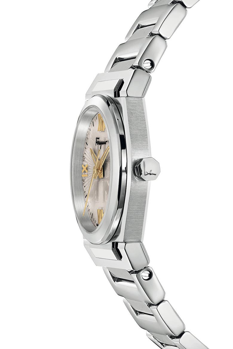 Salvatore Ferragamo Vega Bracelet Watch, 28mm, Alternate, color, STSTL