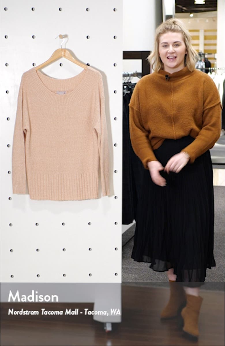 Ribbed Off the Shoulder Sweater, sales video thumbnail