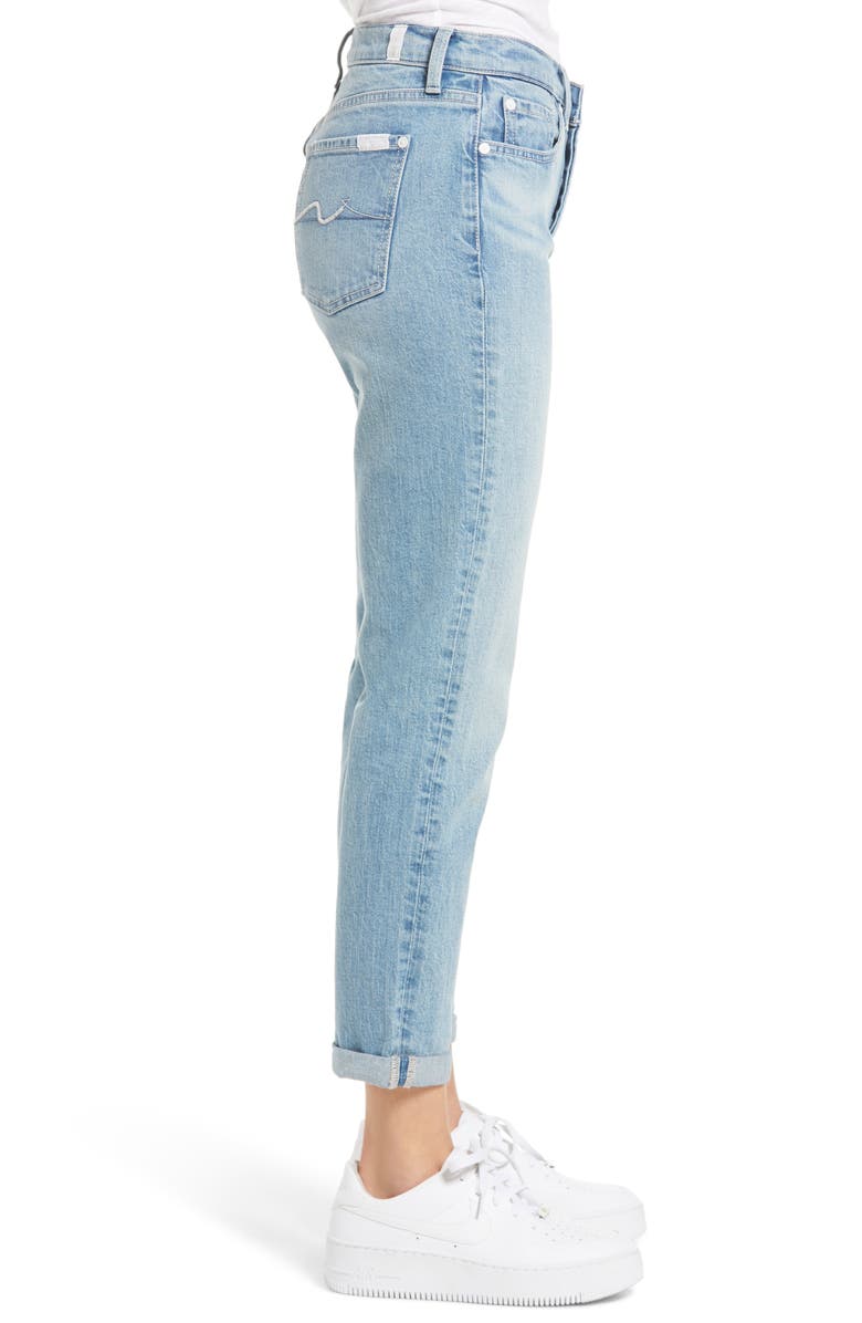 7 For All Mankind Josefina High Waist Boyfriend Jeans, Alternate, color, 
