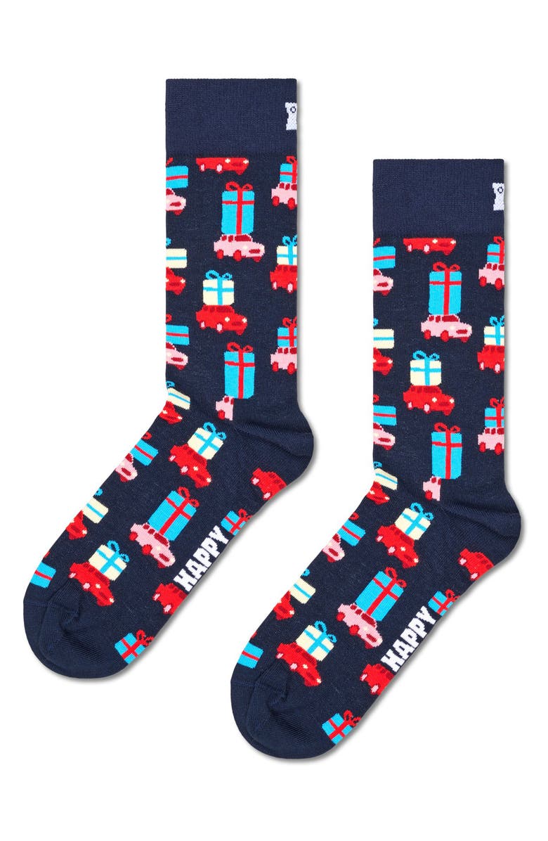 Happy Socks Holiday Assorted 3-Pack Crew Socks Gift Set, Alternate, color,