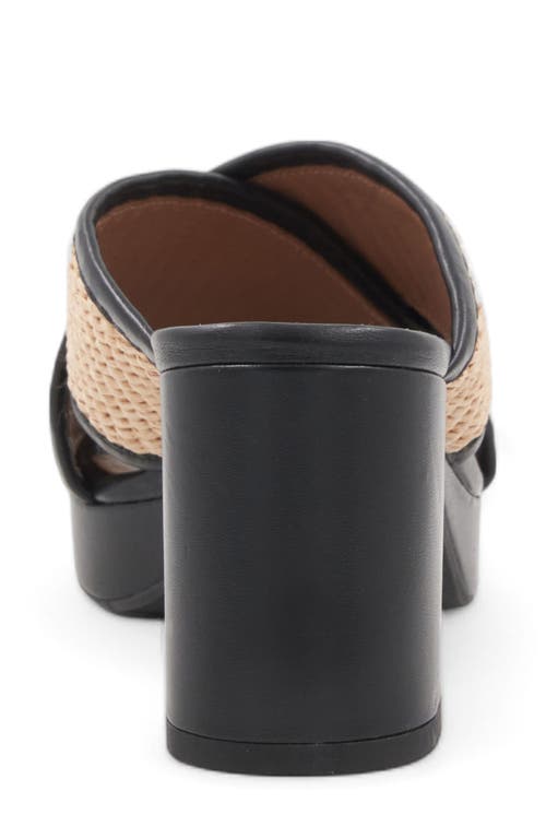 Aquatalia Madyson Water Repellent Platform Slide Sandal