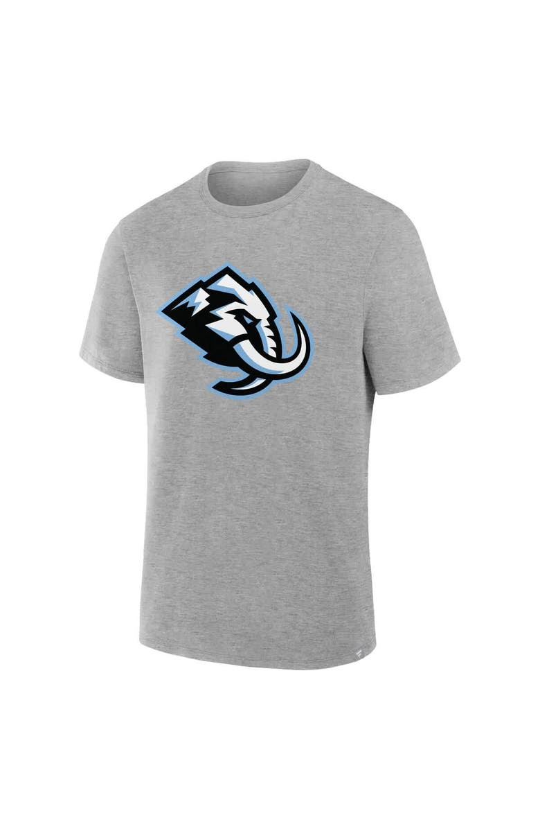FANATICS Men's Fanatics  Heather Gray Utah Mammoth Primary Logo Legacy T-Shirt, Alternate, color, Heather Gray