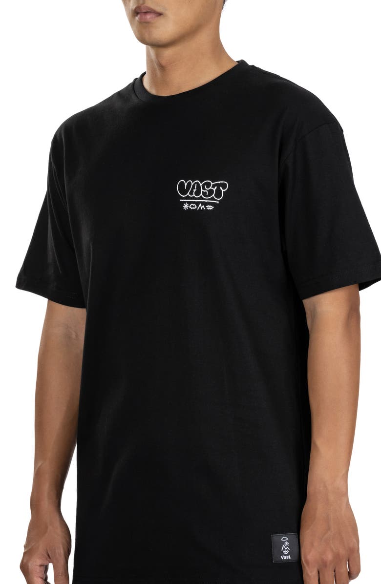 VAST Elements Graphic T-Shirt, Alternate, color, Black