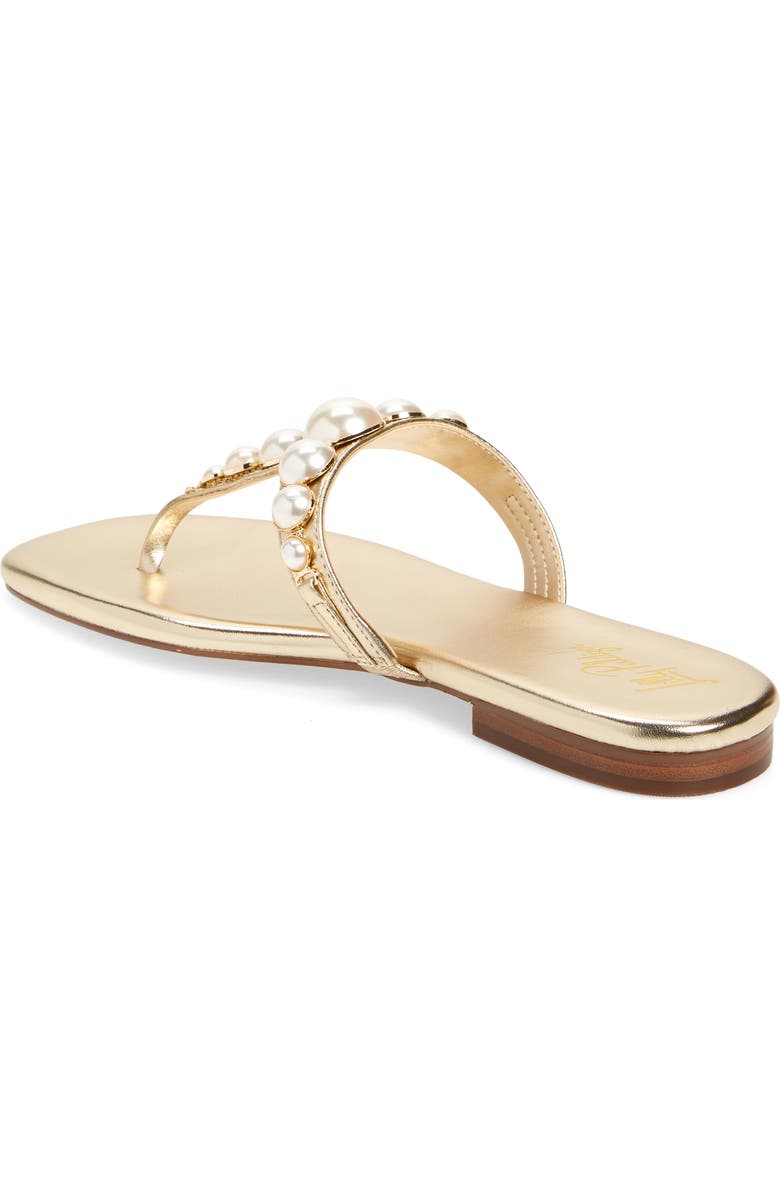 Lilly Pulitzer<sup>®</sup> Cloe Imitation Pearl Flip Flop, Alternate, color,