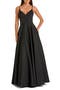 Classic  Sleeveless A-Line V-Neck Ballgown