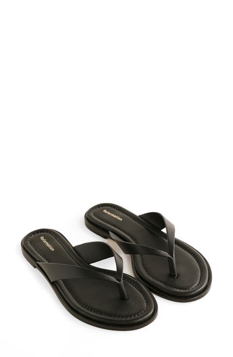 Leather (Genuine) Flip-Flops for Women | Nordstrom