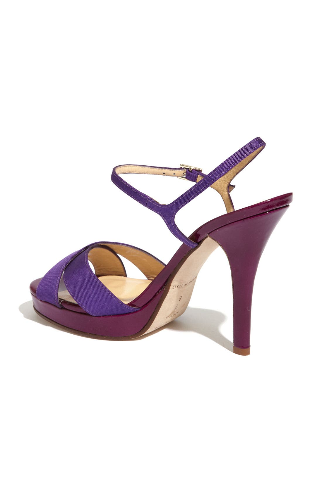 'robin' sandal, Alternate, color, AFRICAN VIOLET GROSGRAIN