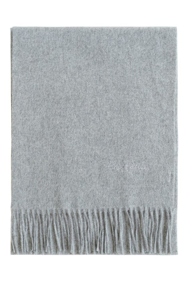 Lost in Warmth Cashmere Scarf, Alternate, color, GREY