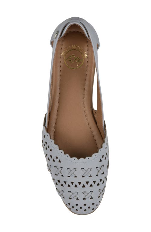 White Mountain Footwear Nobler Laser Cut Sandal In Blue Raspberry Burnished