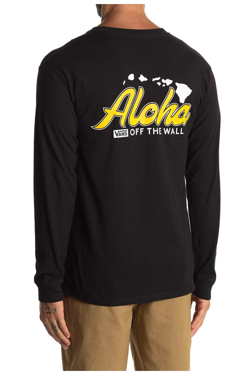 Vans Aloha Pixelate Long Sleeve T-Shirt, Alternate, color, 