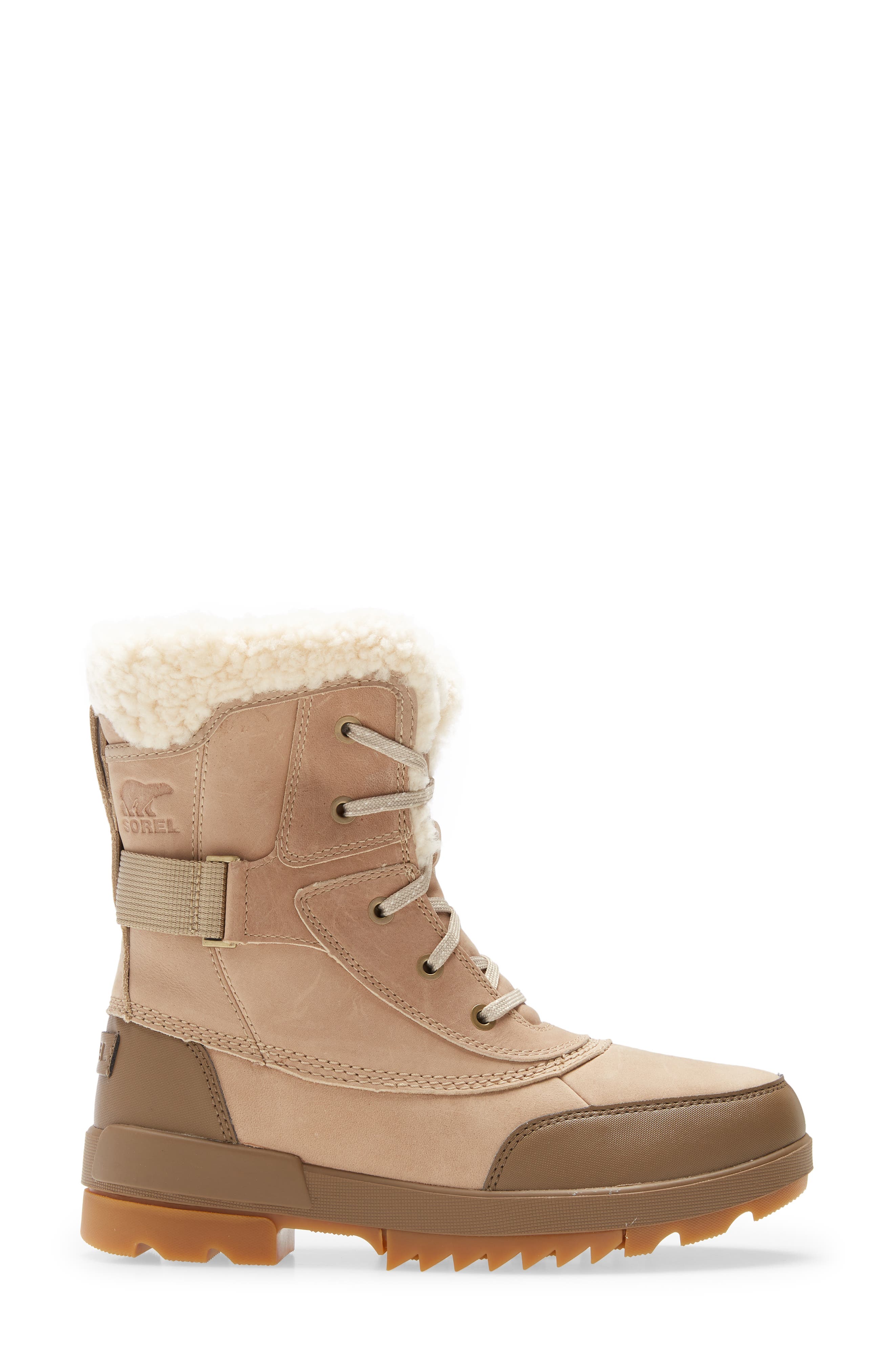 SOREL Tivoli IV Parc Genuine Shearling Trim Waterproof Boot, Alternate, color, 