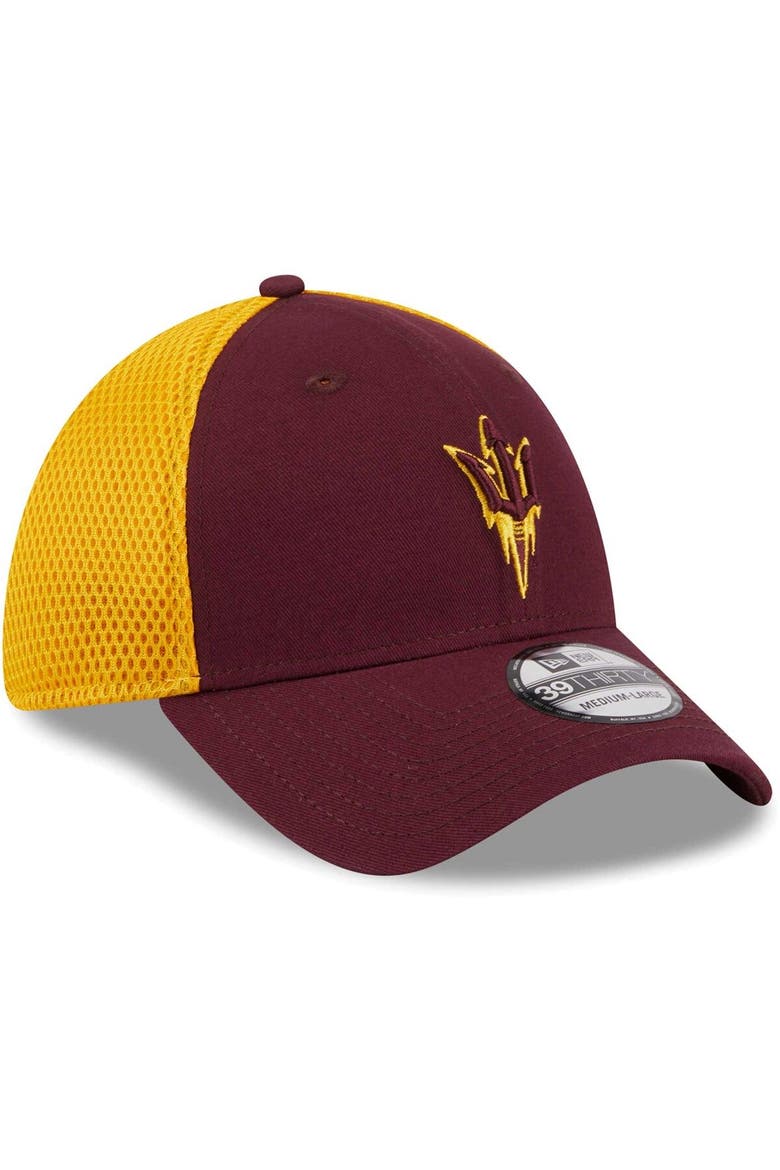 Men's New Era Maroon Arizona State Sun Devils Evergreen Neo 39THIRTY Flex Hat, Alternate, color, Maroon