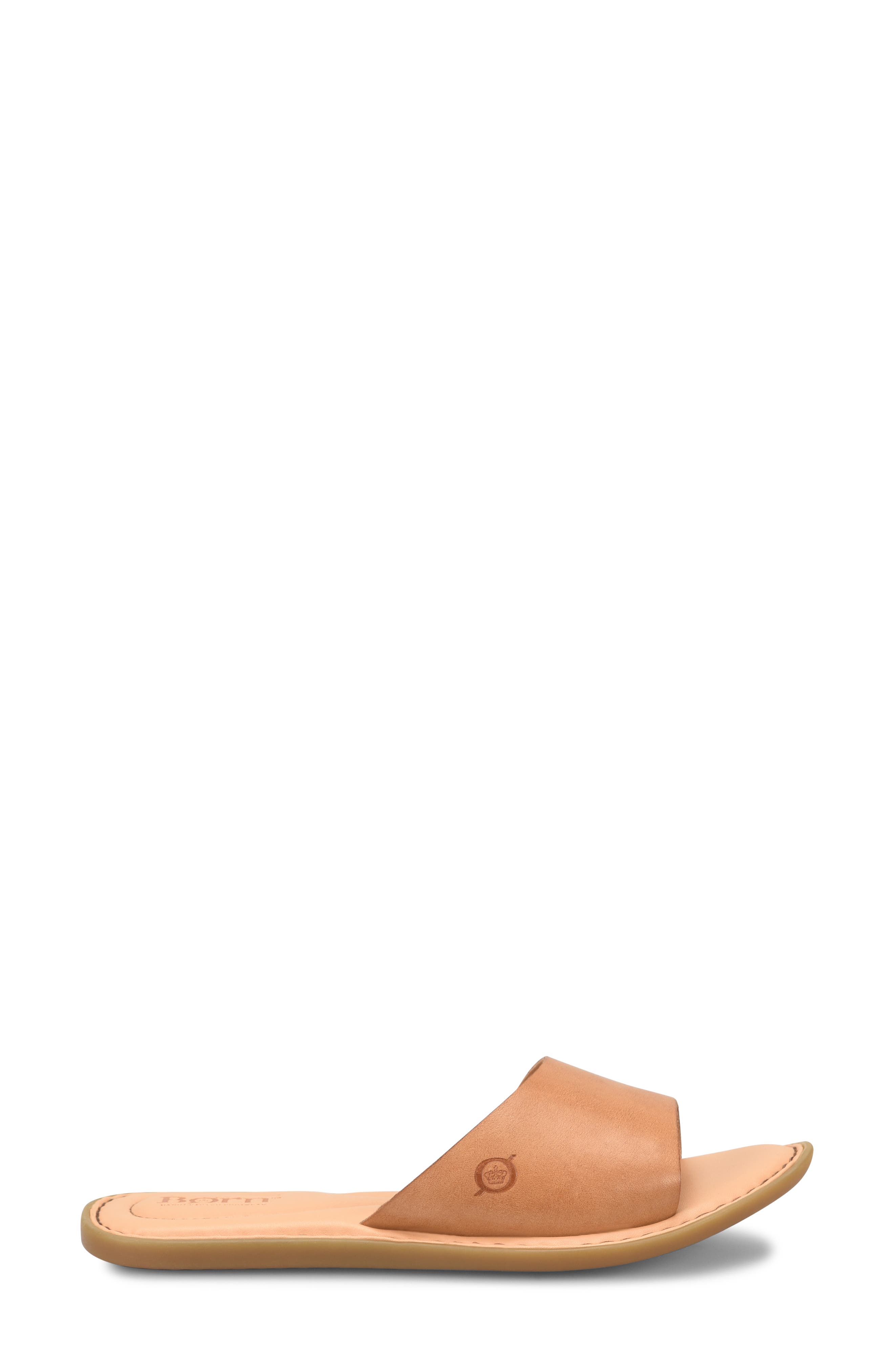 Jada Slide Sandal, Alternate, color, BROWN LEATHER