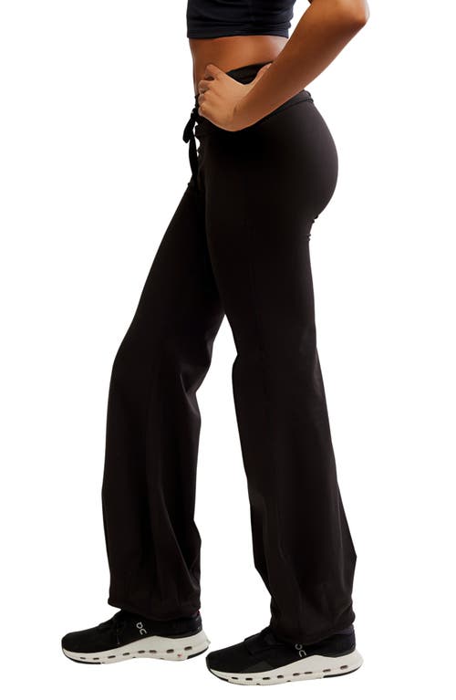 FREE PEOPLE FREE PEOPLE FP MOVEMENT QUICK STEP DRAWSTRING FLARE PANTS 