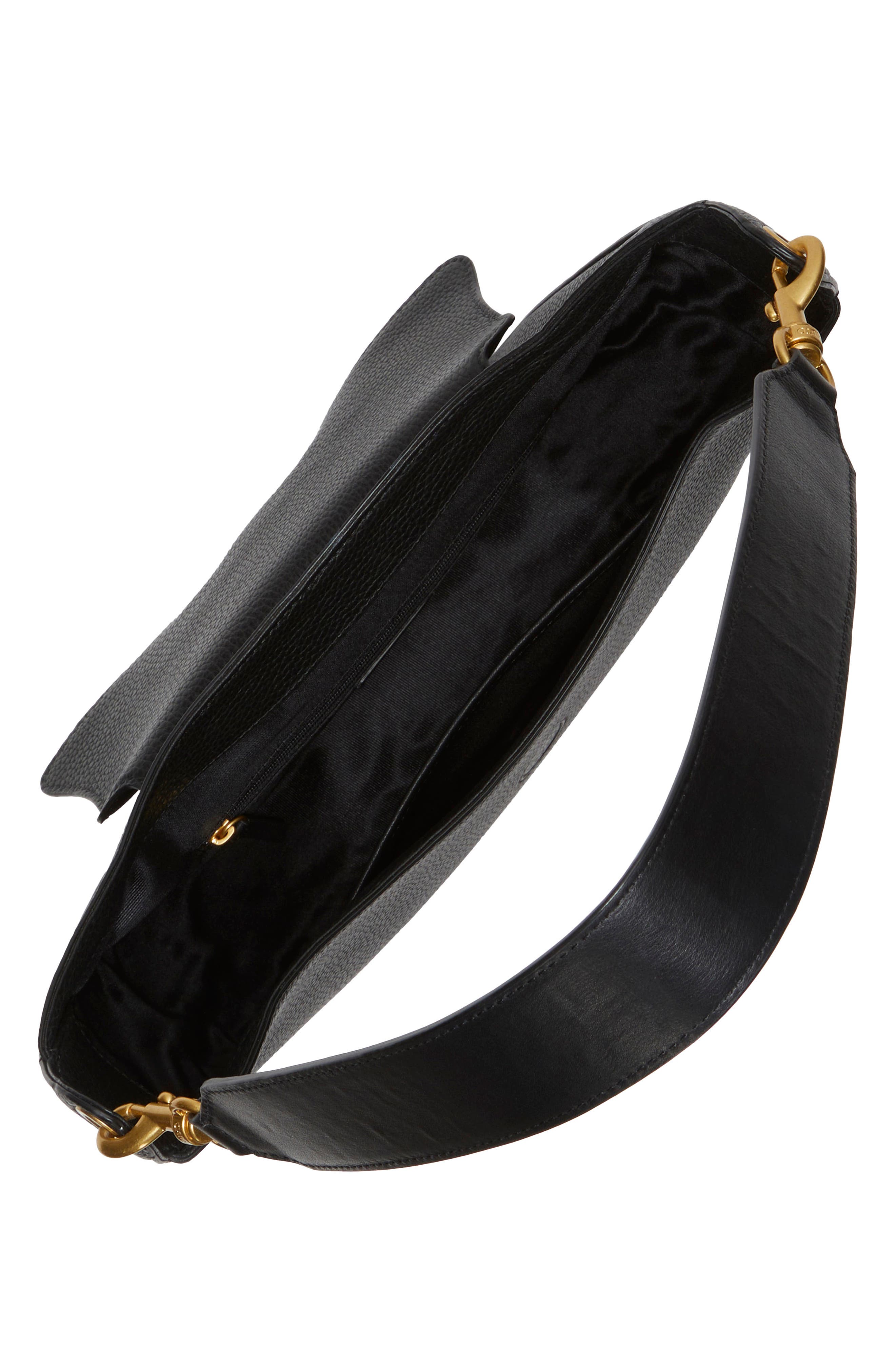 Vince Camuto Maecy Leather Convertible Hobo Bag, Alternate, color, 