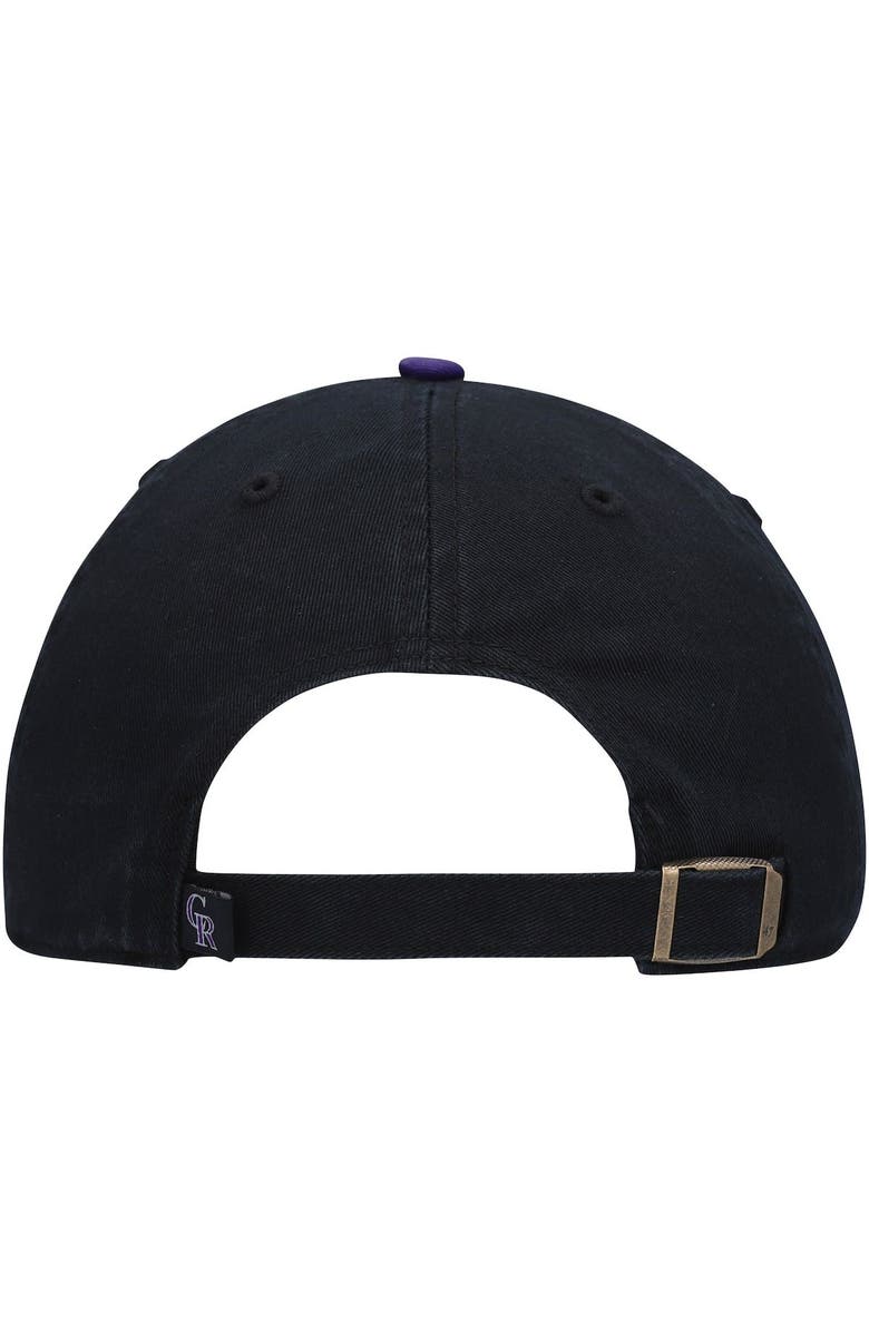 '47 Men's '47 Black Colorado Rockies Clean Up Adjustable Hat, Alternate, color, Black