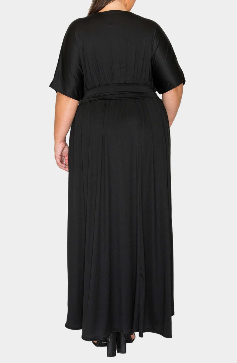 L I V D Raffi Maxi Dress, Alternate, color, Black