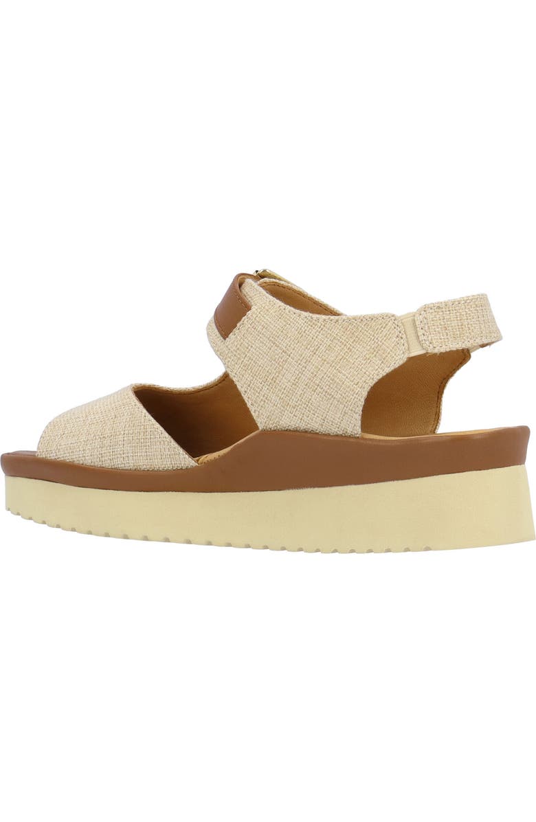 L'Amour des Pieds Azenor Ankle Strap Sandal, Alternate, color, Natural