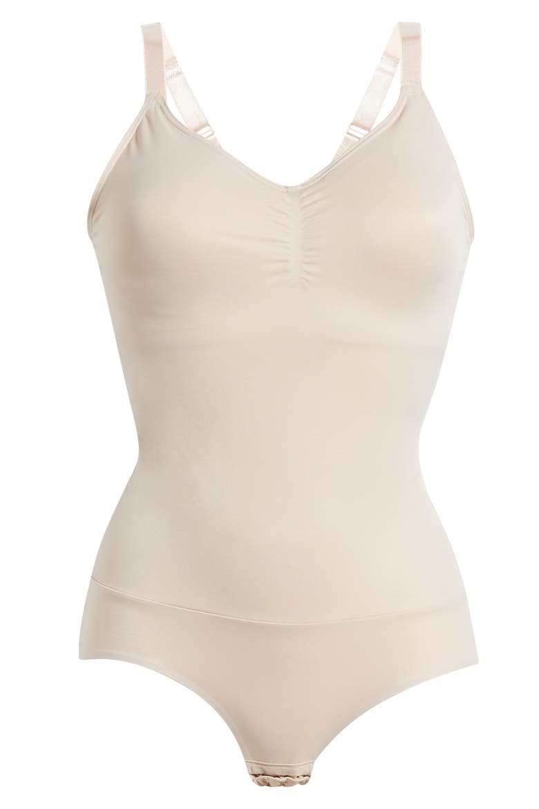 Comfy Curves Bodybriefer Shaper Bodysuit, Alternate, color, WARM BEIGE