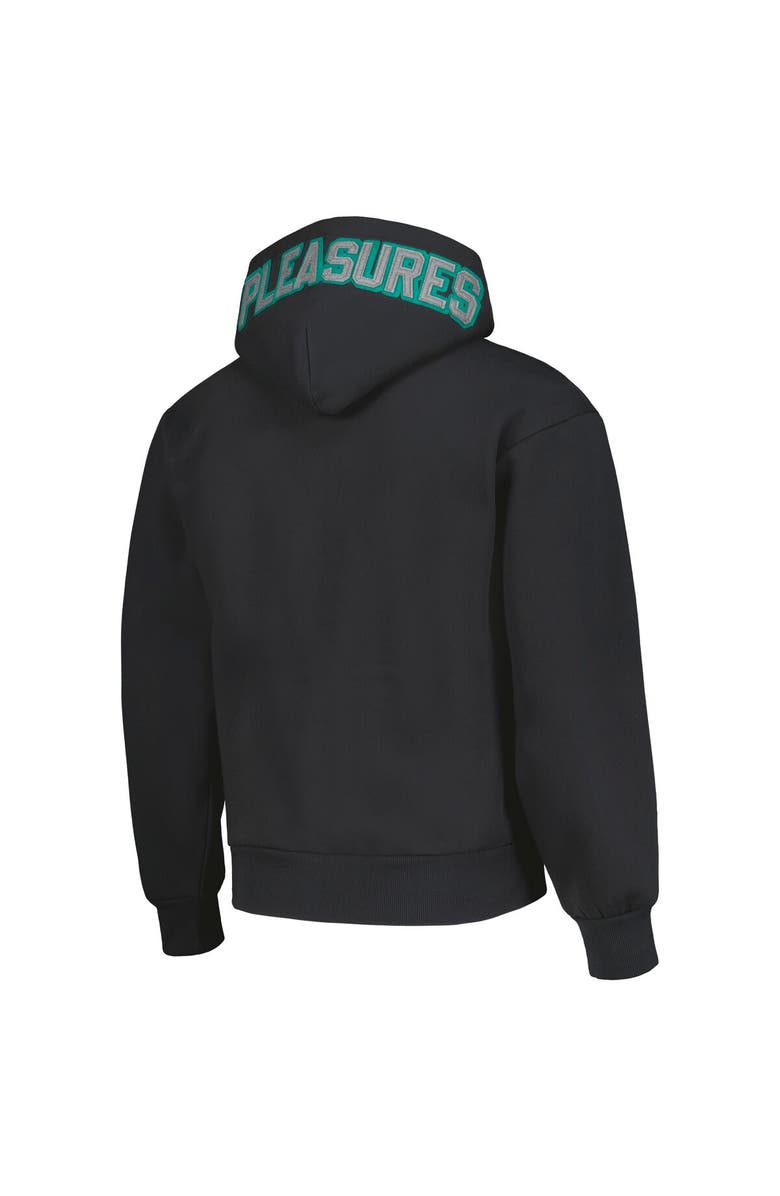 PLEASURES Men's PLEASURES Black Seattle Mariners Opening Day Full-Zip Hoodie, Alternate, color,