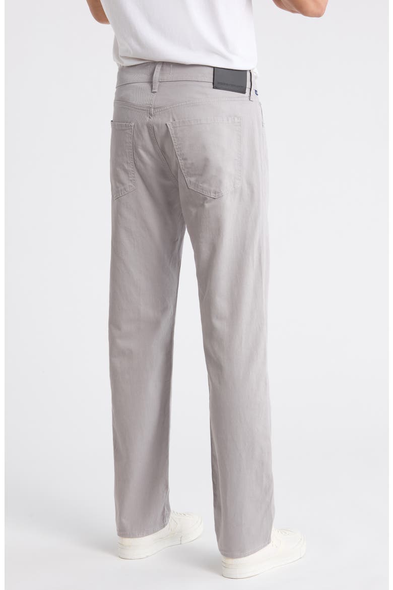 Elijah Relaxed Straight Stretch Cotton & Linen Pants, Alternate, color, STONE GREY LIGHT GREY