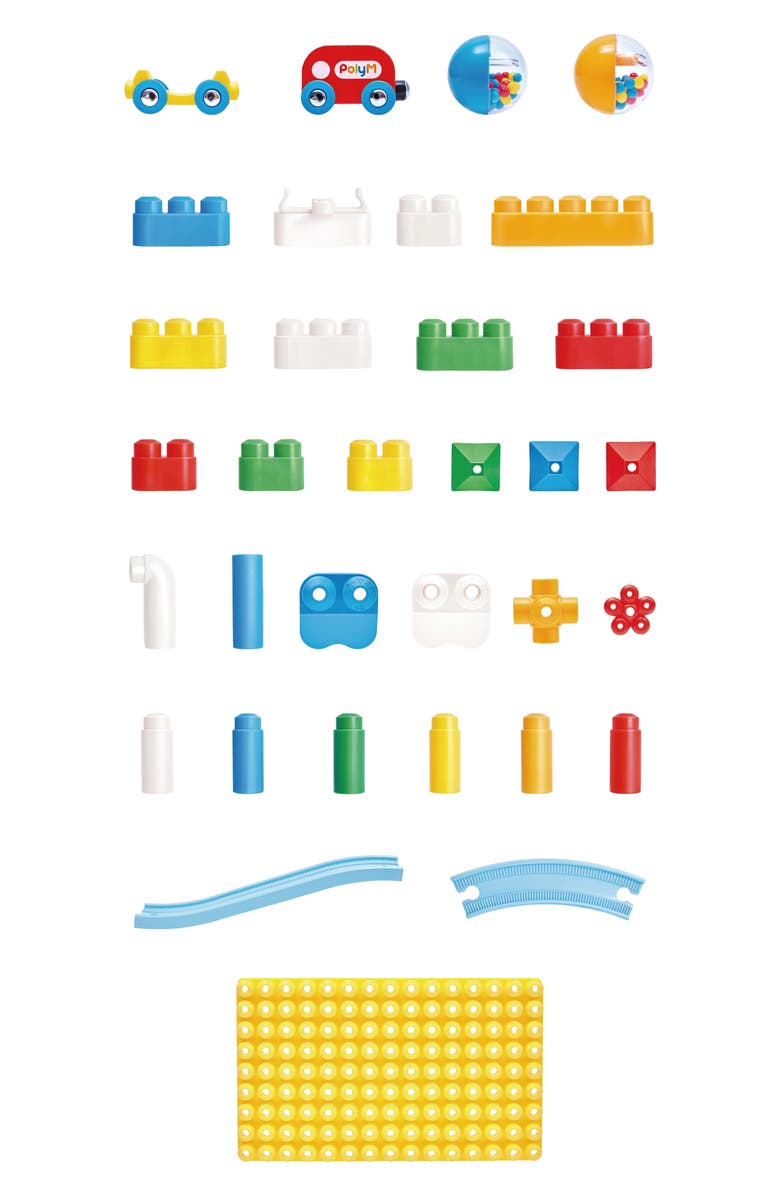 Hape Dual Track Building Set, Alternate, color, 