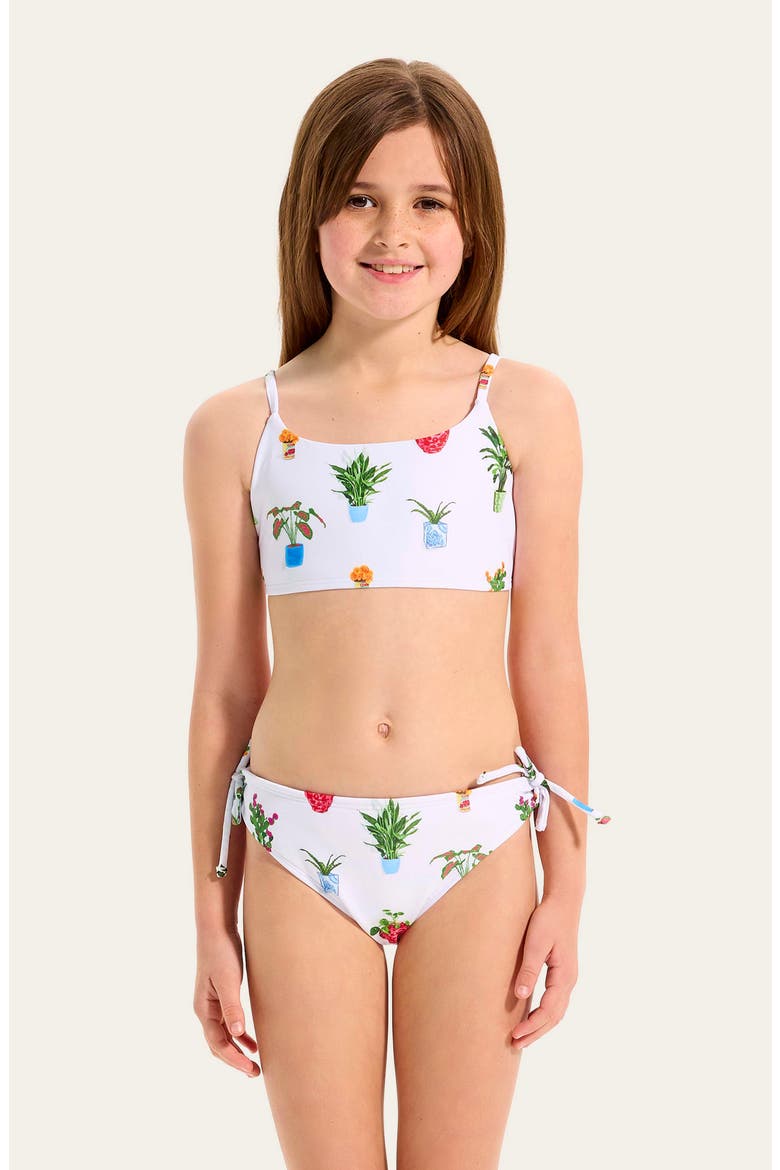 Kids' Playa Bonita Two-Piece Swimsuit, Alternate, color, PLAYA BONITA WHITE