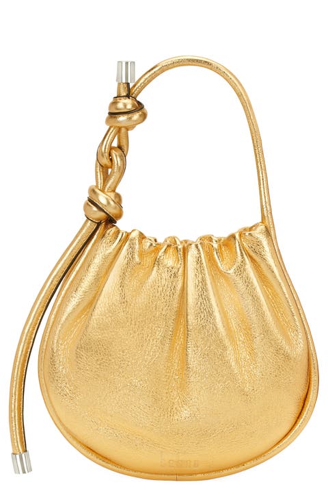Ina Mini Potli Metallic Leather Bag
