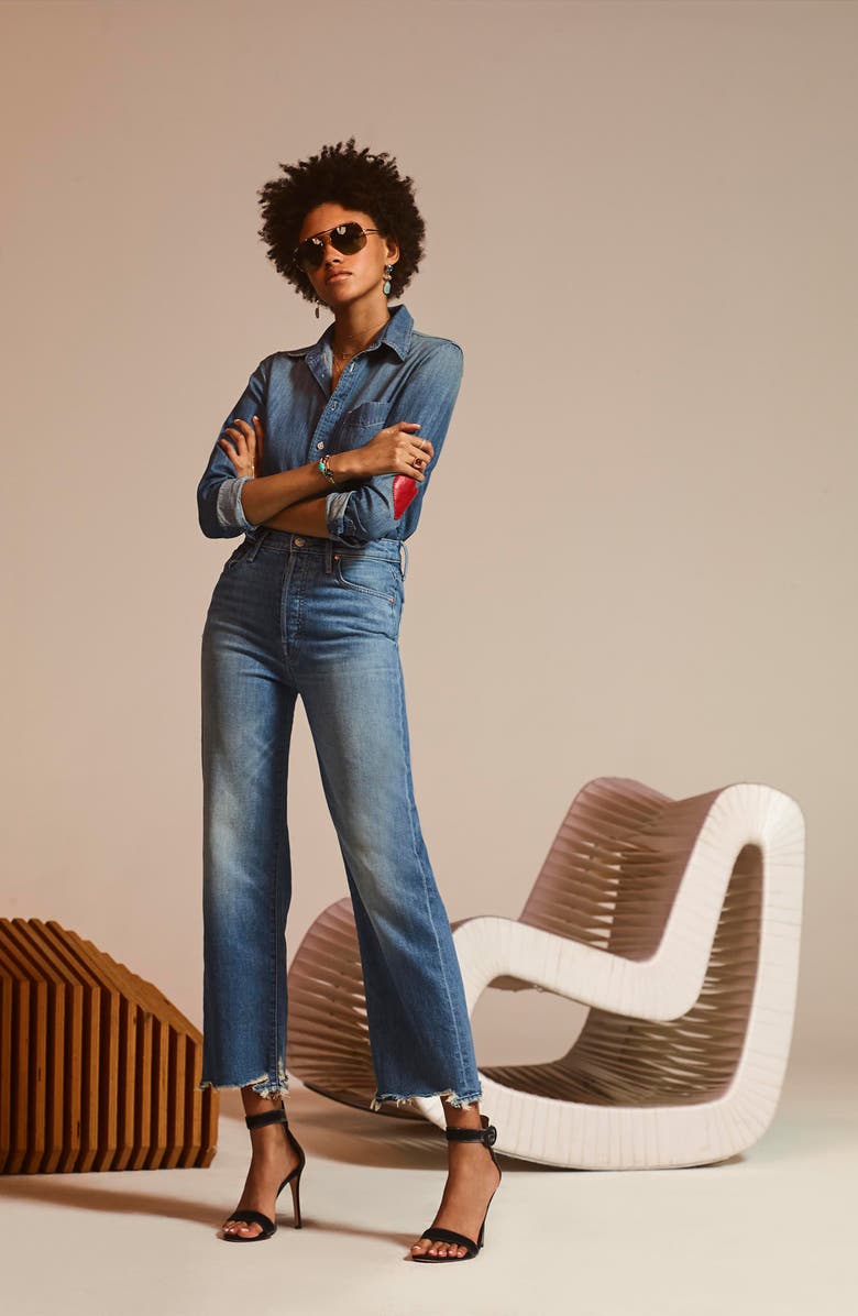 MOTHER Rambler Ankle Jeans, Alternate, color, 