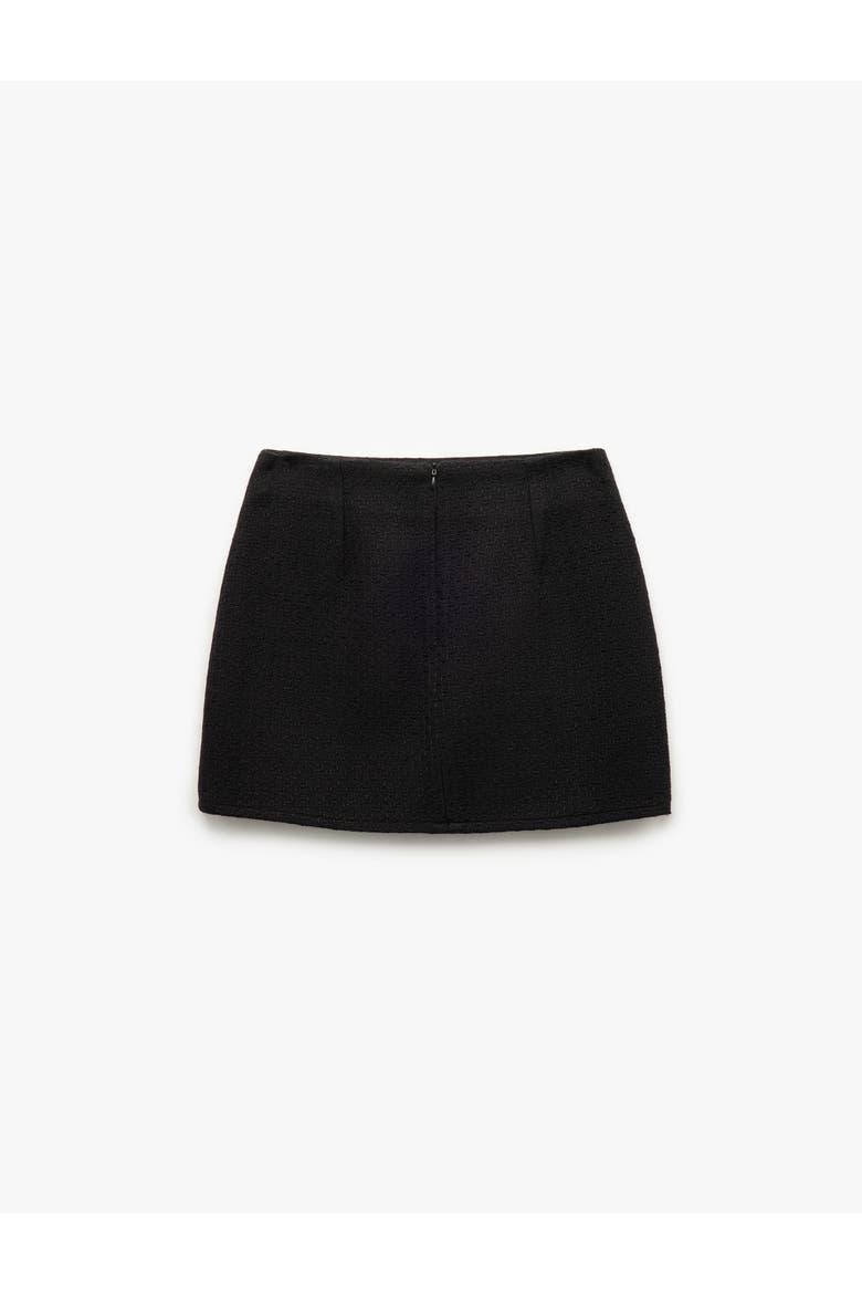 Mini Skirt, Alternate, color, BLACK