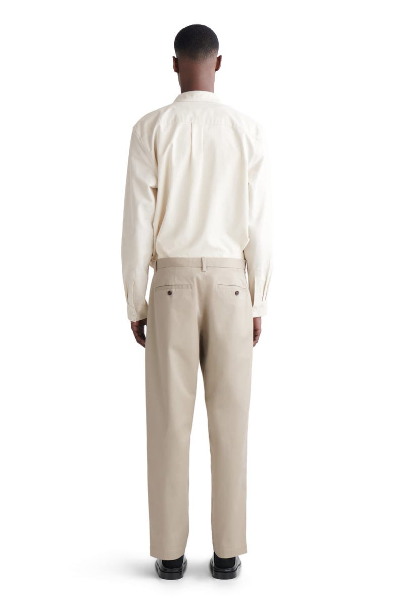 COS Cotton Slim-Fit Straight-Leg Chinos, Alternate, color, Beige