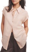 MINT VELVET Linen Blend Panel Shirt