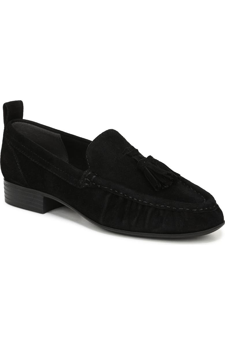 Circus NY by Sam Edelman Hudson Tassel Loafer, Main, color, Black Suede