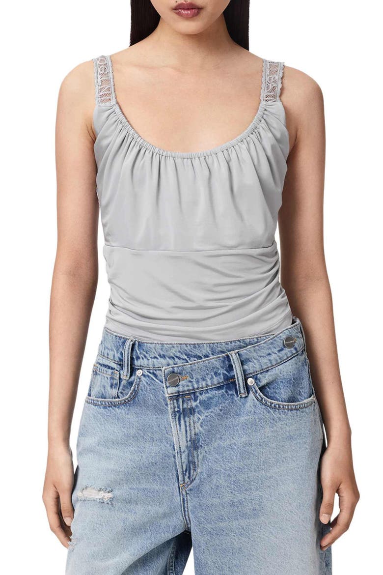 Celena Crop Tank, Main, color, QUARRY BLUE