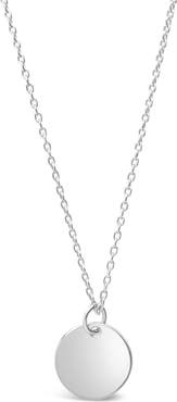 Sterling Forever Sterling Silver Disc Charm Necklace