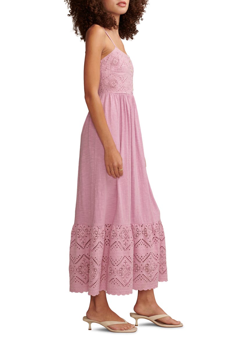 Cutwork Sundress, Alternate, color, SMOKEY GRAPE
