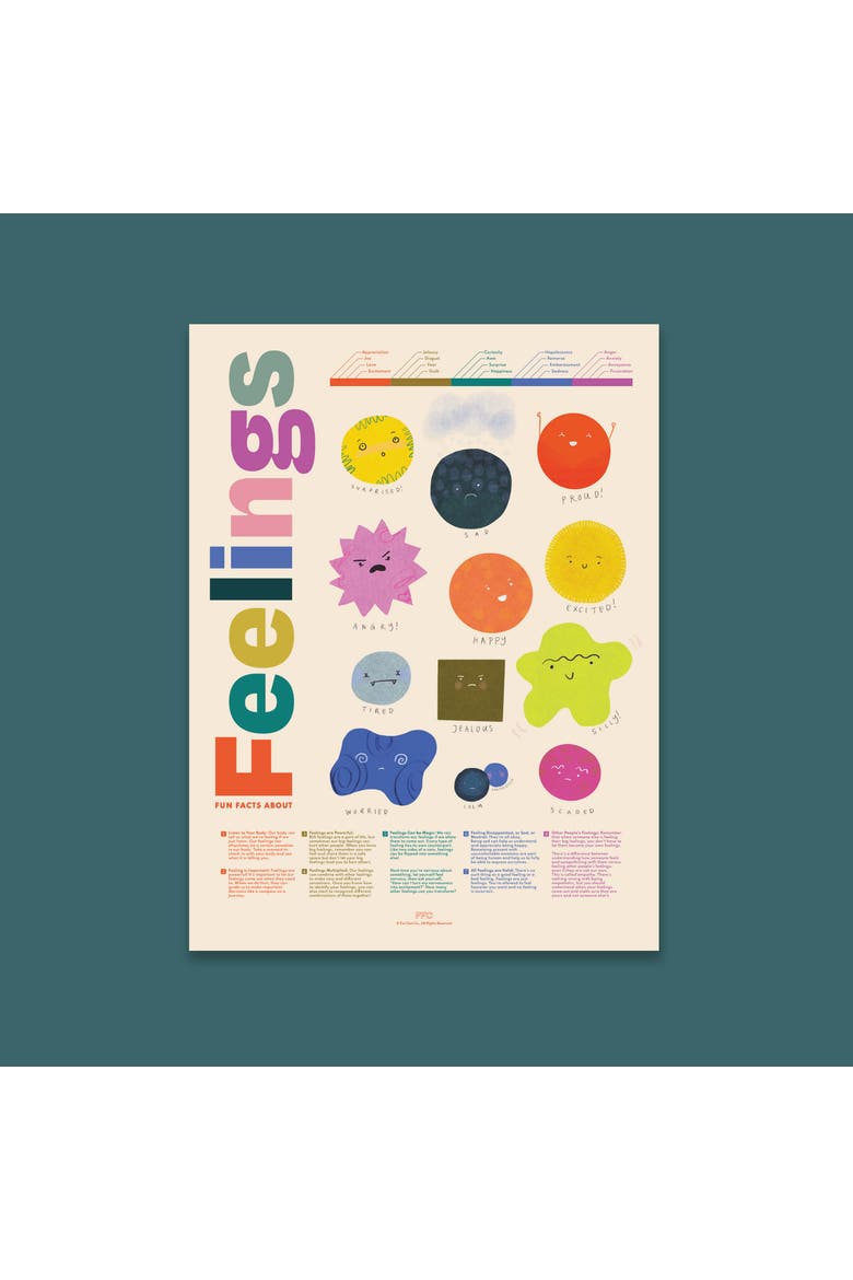 Fun Facts About Feelings Giclée Print, Alternate, color, Multi