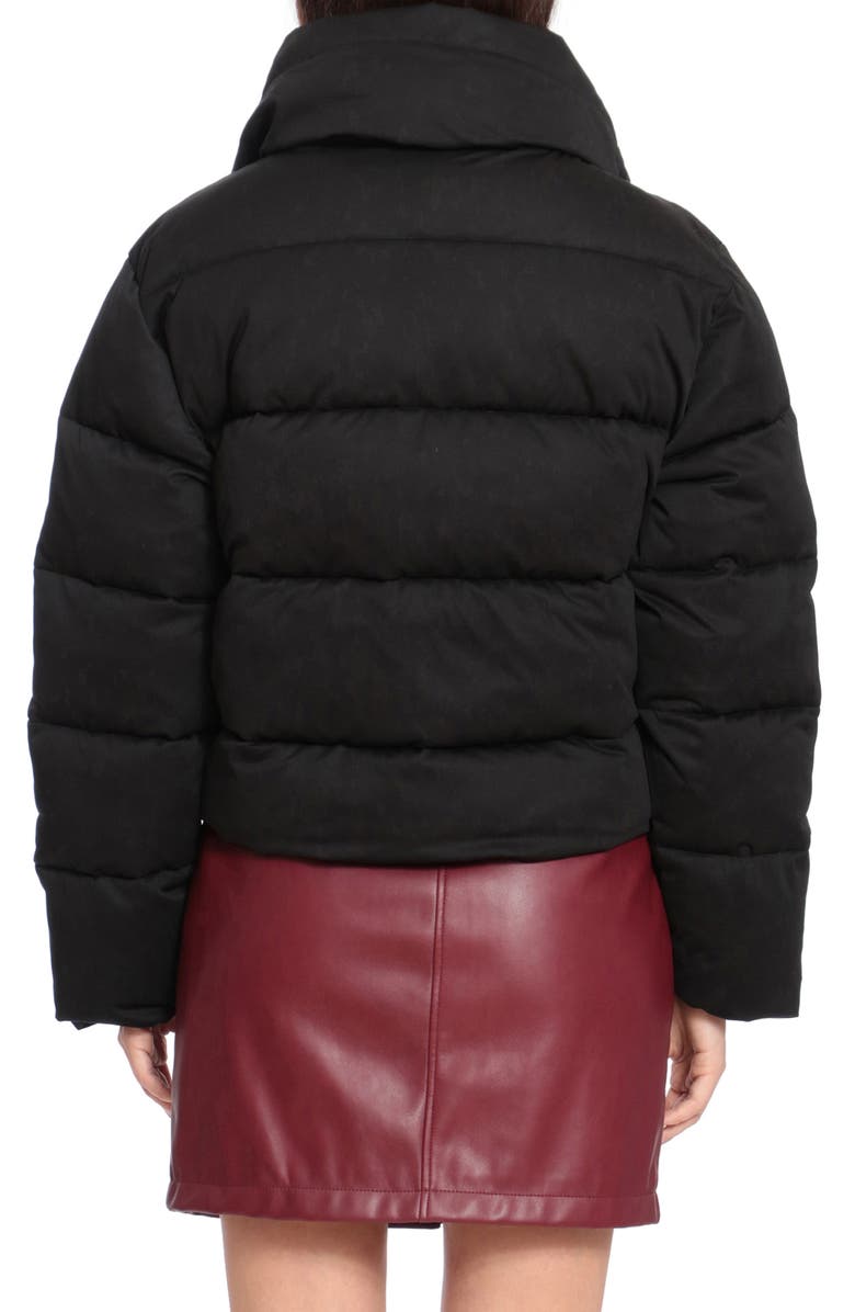 Avec Les Filles Envelope Collar Water Resistant Duvet Puffer Coat, Alternate, color, 