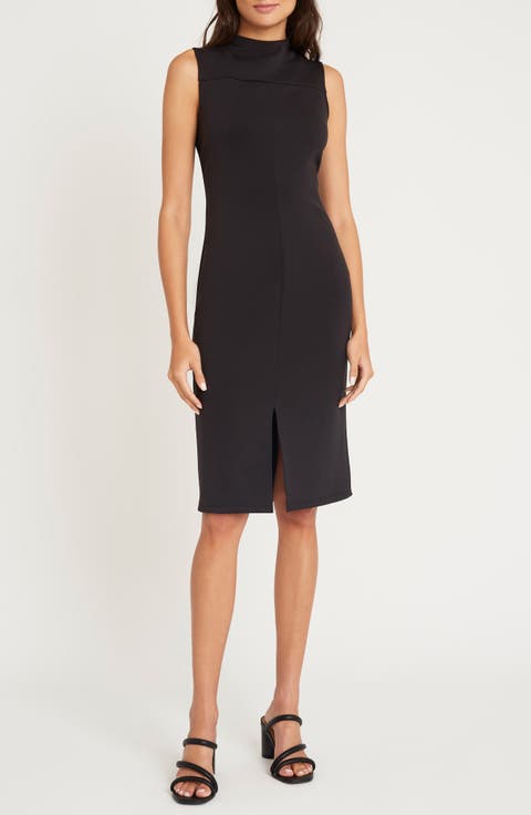 Dawn Mock Neck Sleeveless Dress