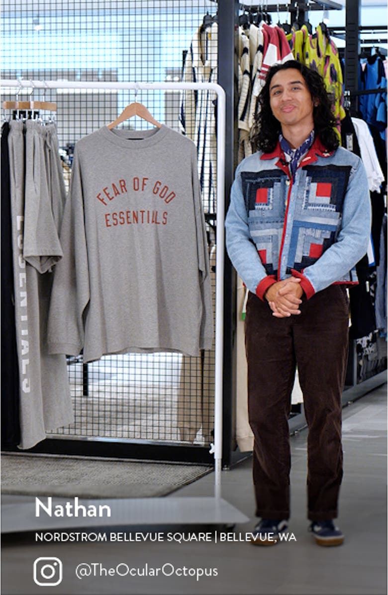 Gender Inclusive Oversize Cotton Logo Graphic T-Shirt, sales video thumbnail