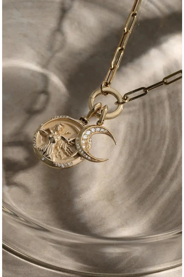 Charm Collector Necklace, Alternate, color, 14K YELLOW GOLD