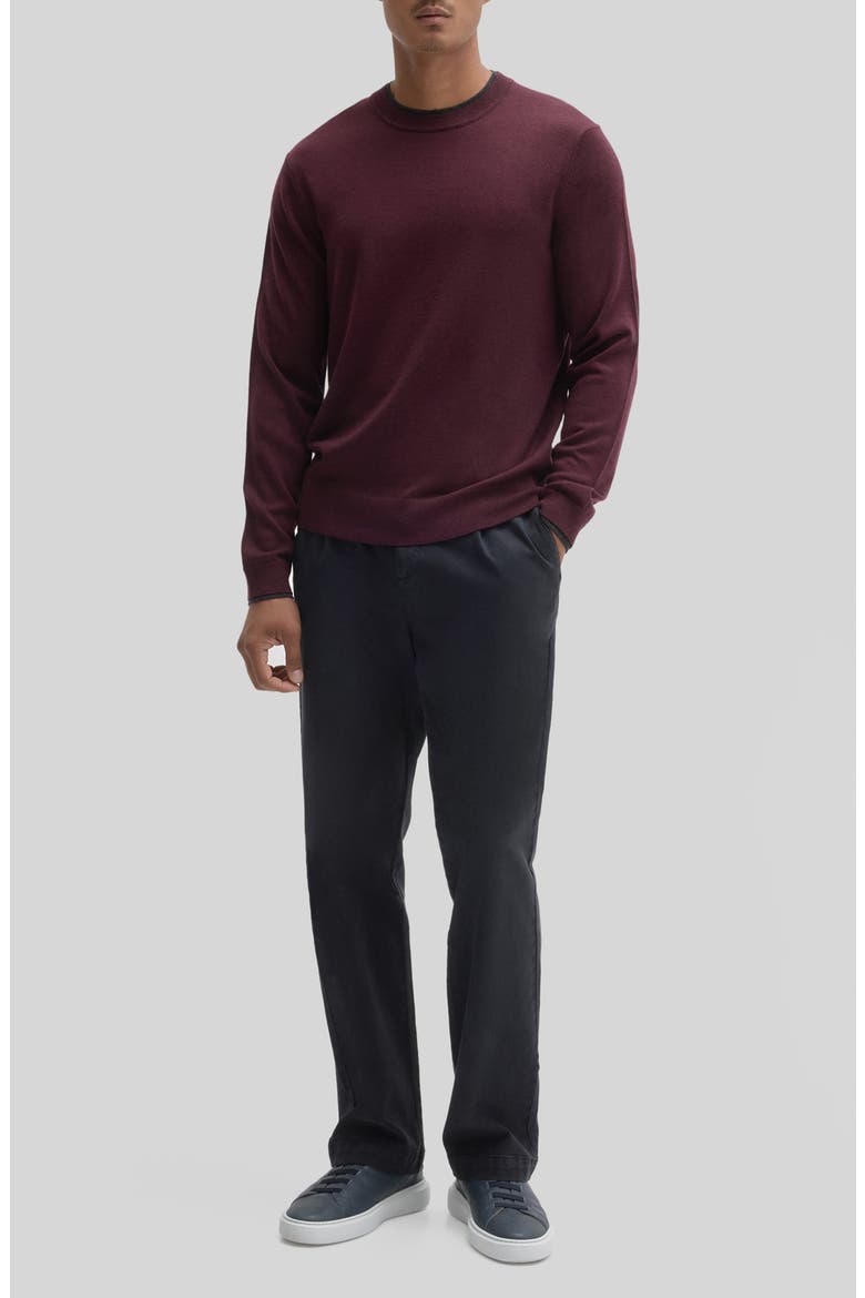 Thomas Crewneck Sweater, Alternate, color, DEEP BORDEAUX