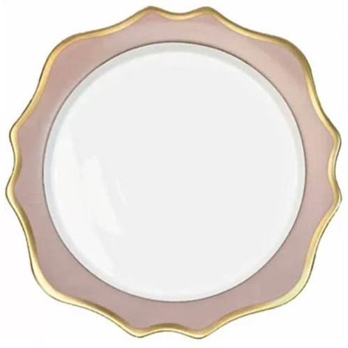 Anna Weatherley Anna's Palette Charger Plate In Dusty Rose