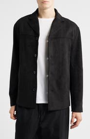 KROST Faux Suede Shirt Jacket