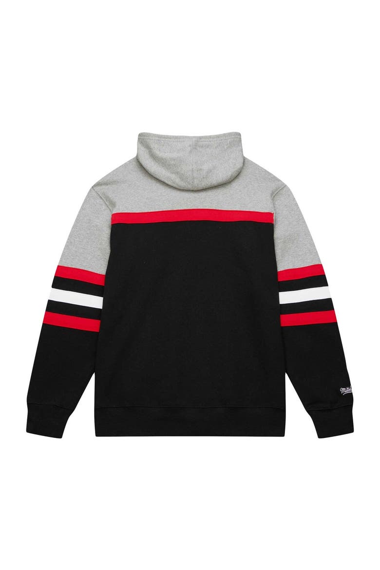 Men's Mitchell & Ness Black Georgia Bulldogs Head Coach Pullover Hoodie, Alternate, color, Black
