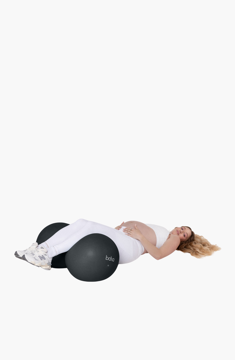 Bala Birthday Peanut Birthing Ball, Alternate, color, Charcoal